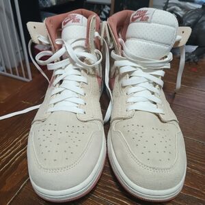 Nike Air Cream and Pink High-Tops